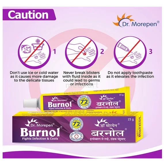 burnol cream 15 gm